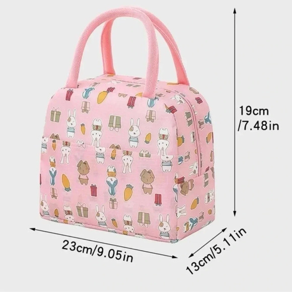 1 LEFT! HP! 🎉 Pink Bunny Lunch Box - Picture 2 of 4